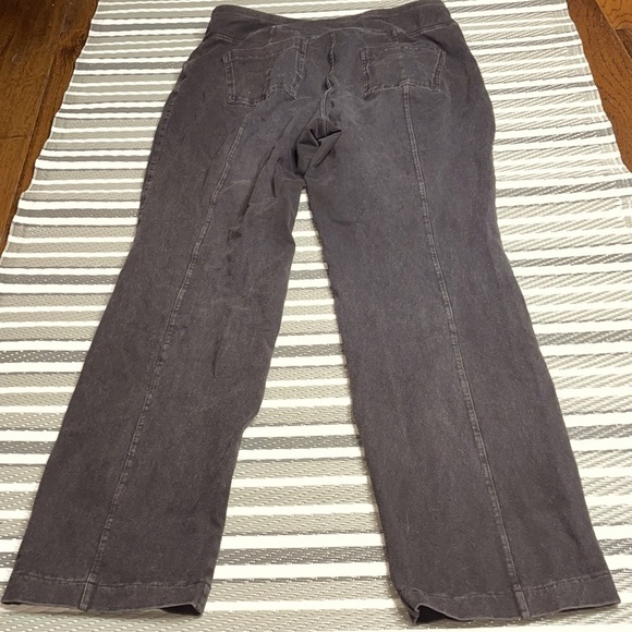 HABITAT PULL ON Black Distress Pants Size Medium - Picture 2 of 6